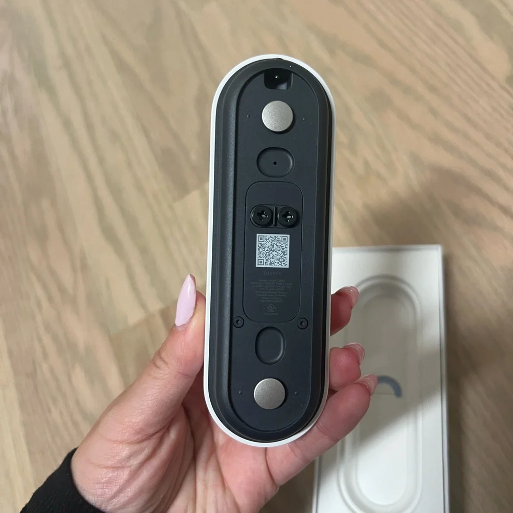 NEW Google Nest Doorbell - (Wired, 2nd Gen) - Wired Video Doorbell Camera Snow